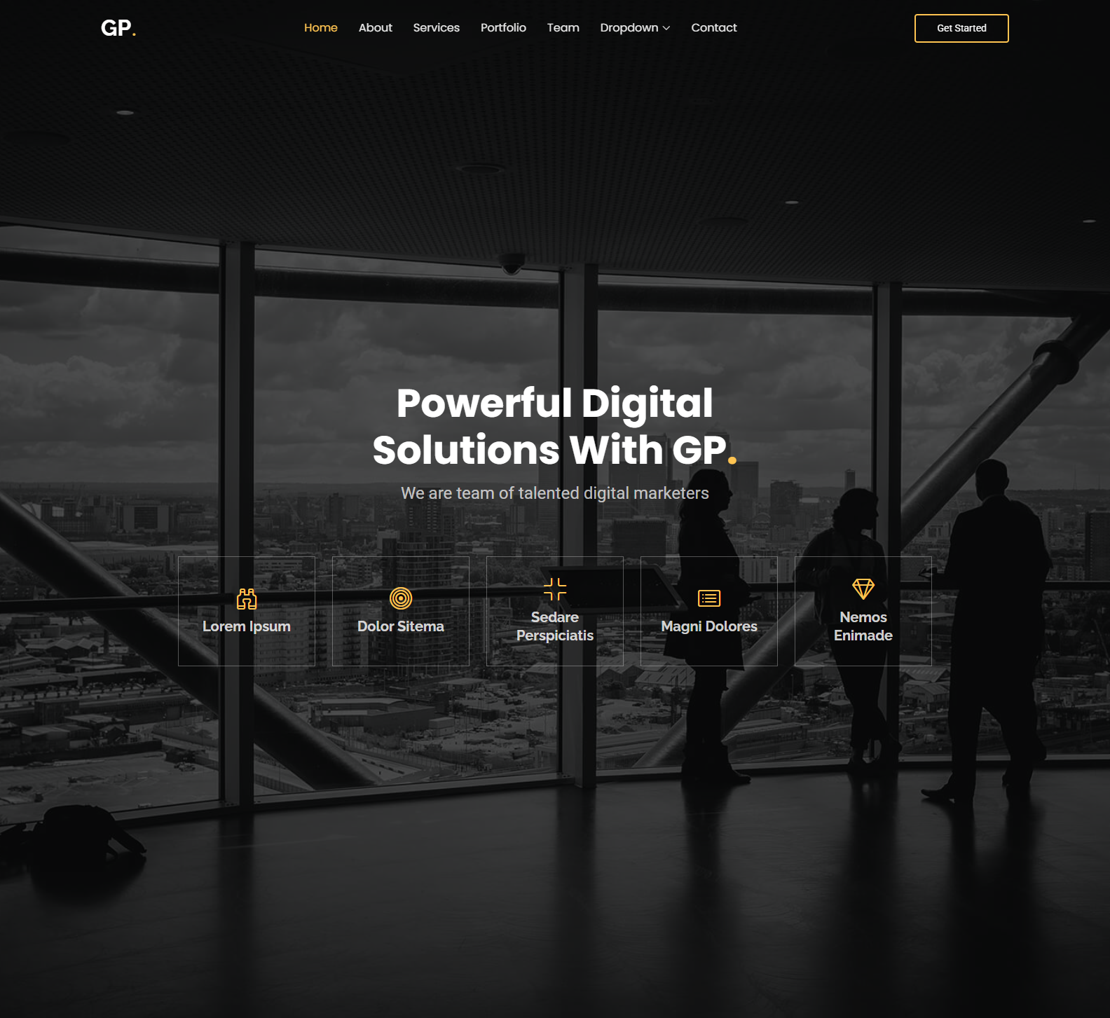 Index - Gp Bootstrap Template