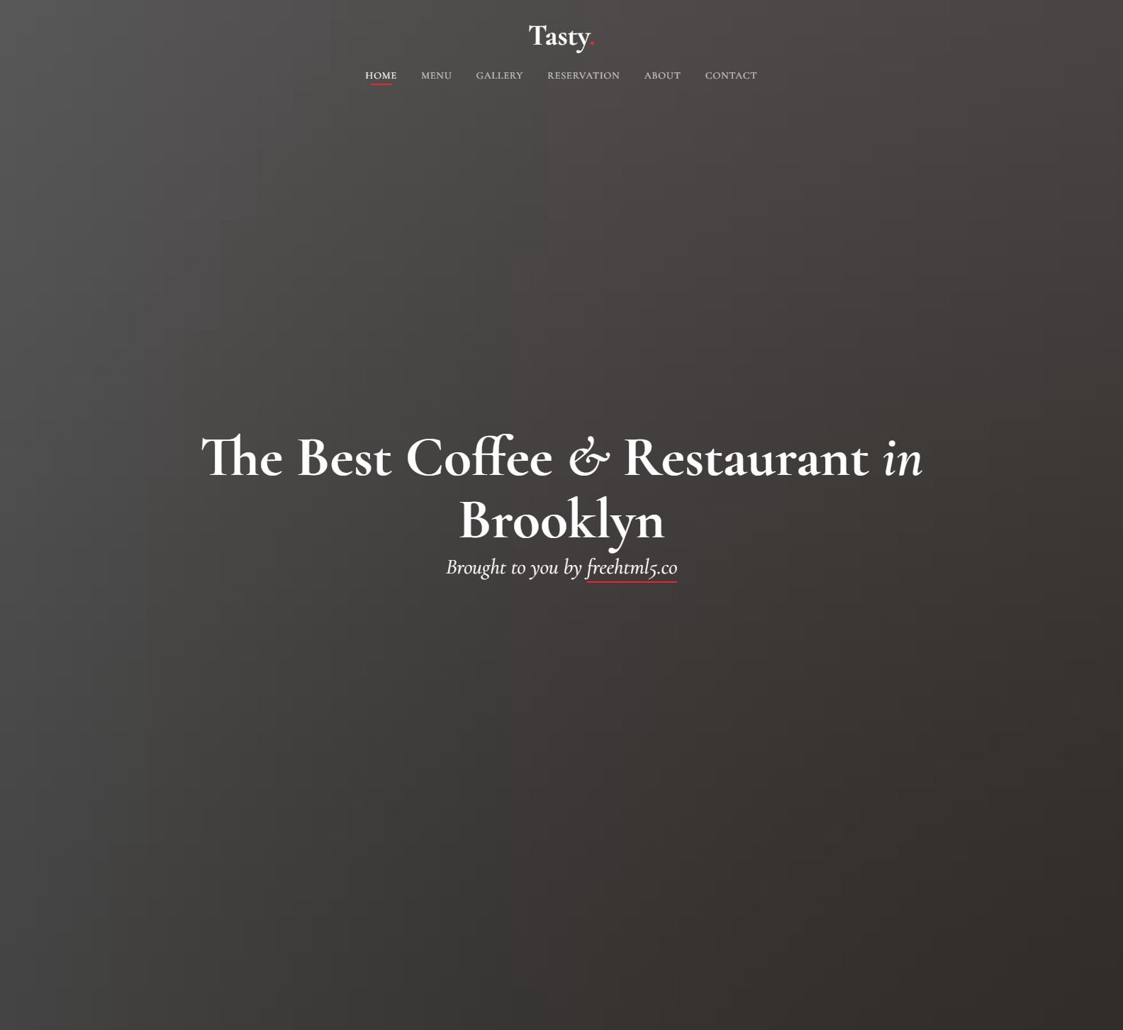 Tasty &mdash; Free Website Template, Free HTML5 Template by freehtml5.co