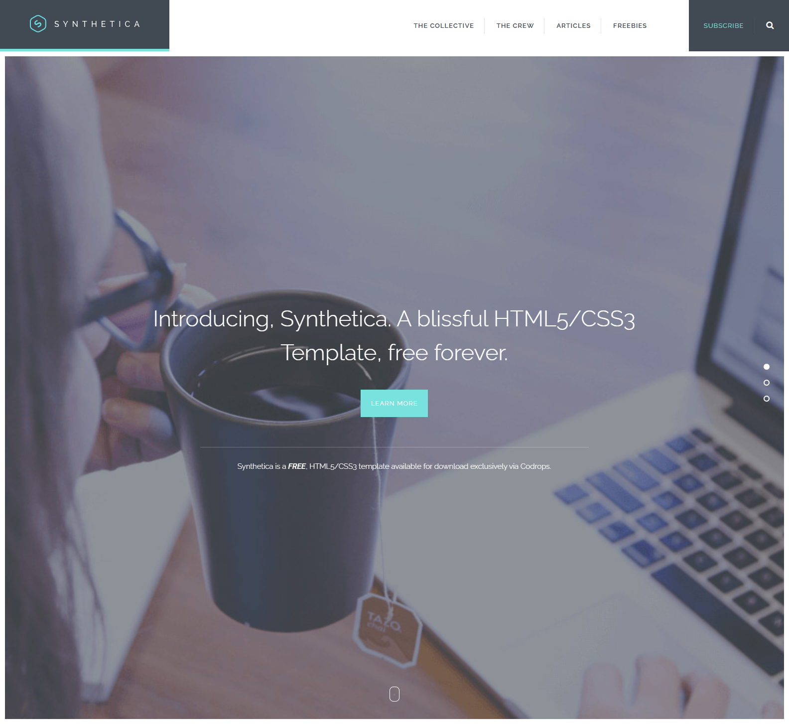 Synthetica HTML5/CSS3 Template