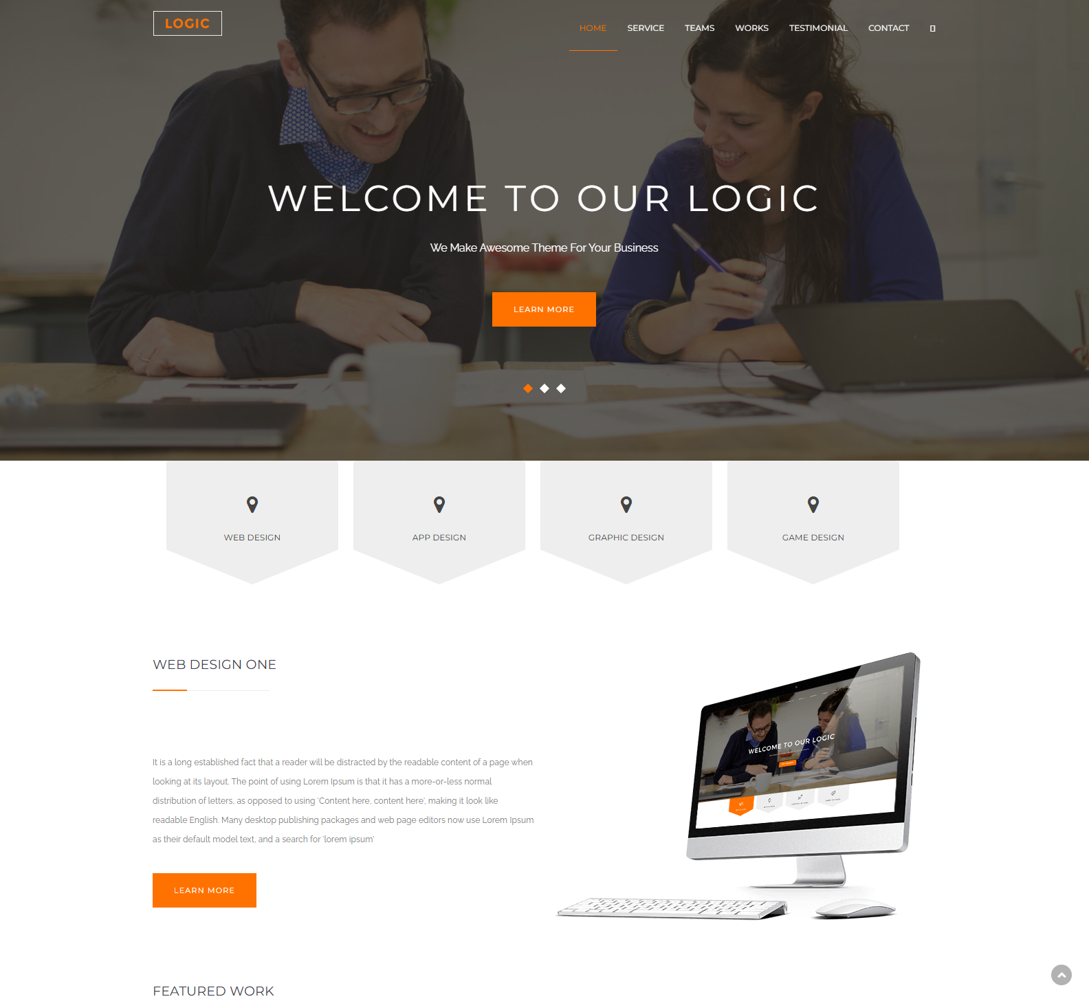 Logic - Free Html Multipurpose Business Template
