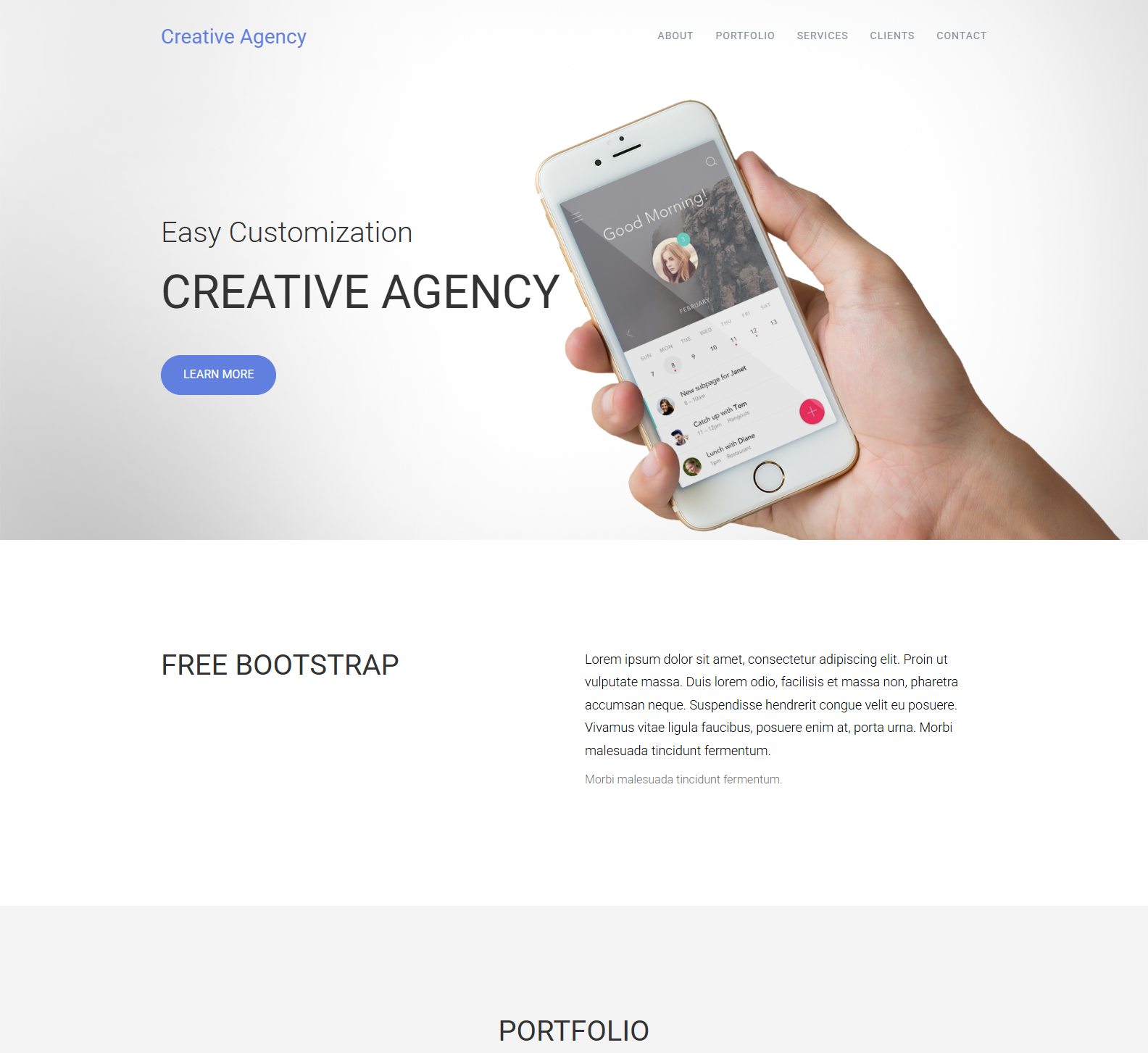 Plantilla de Bootstrap Gratis