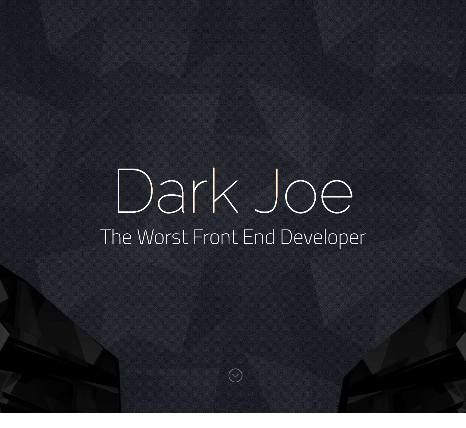 Mr. Dark Joe